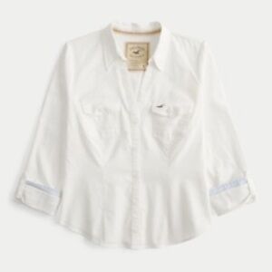 Hollister Button Through Icon Shirt